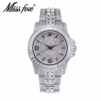 Top Brand Luxury MISSFOX Watch Women Elegant Watches Top Rhinestone Romantic Women's Watches Ladies Fashion Silver Watch Clock 
Top Brand Luxury MISSFOX Watch Women Elegant Watches Top Rhinestone Romantic Women's Watches Ladies Fashion Silver Watch Clock