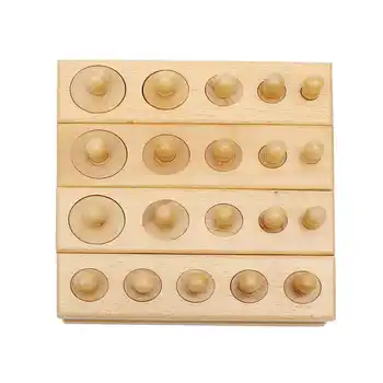 15.2x4x3.5cm Kids Wooden toys Montessori Educational Cylinder Socket Blocks Toy Baby Development Practice and Senses
15.2x4x3.5cm Kids Wooden toys Montessori Educational Cylinder Socket Blocks Toy Baby Development Practice and Senses