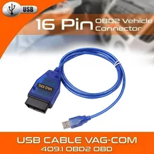 Vag-Com 409.1 Kkl OBD2 USB Diagnostic Cable Scanner VAG Com 409Com Scan Tool Interface for VW Audi Volkswagen
Vag-Com 409.1 Kkl OBD2 USB Diagnostic Cable Scanner VAG Com 409Com Scan Tool Interface for VW Audi Volkswagen