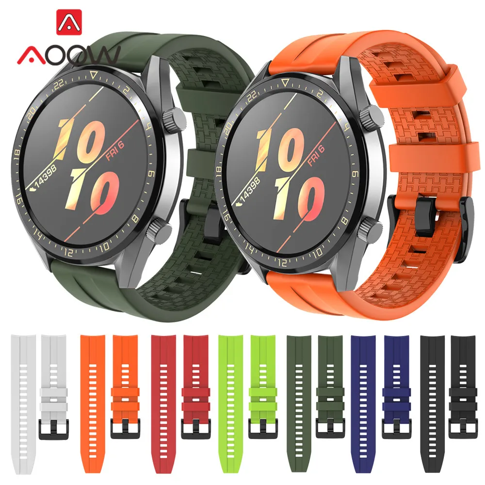 22mm Sport Silicone Watchband for Huawei Honor Magic Watch GT Active Strap Bracelet Band for Samsung Galaxy Watch 46mm Gear S3
22mm Sport Silicone Watchband for Huawei Honor Magic Watch GT Active Strap Bracelet Band for Samsung Galaxy Watch 46mm Gear S3