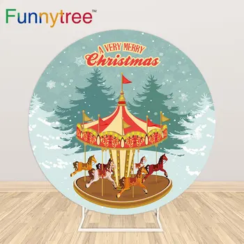 Funnytree Carousel Round Background Circle Backdrop Covers Birthday Christmas Tree Snow Baby Background Photo booth Wallpaper
Funnytree Carousel Round Background Circle Backdrop Covers Birthday Christmas Tree Snow Baby Background Photo booth Wallpaper