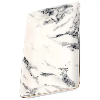 1PC Ceramic Saucer Porcelain Storage Tray Ceramic Makeup Holder Marbled Tray Cosmetic Organizer
1PC Ceramic Saucer Porcelain Storage Tray Ceramic Makeup Holder Marbled Tray Cosmetic Organizer