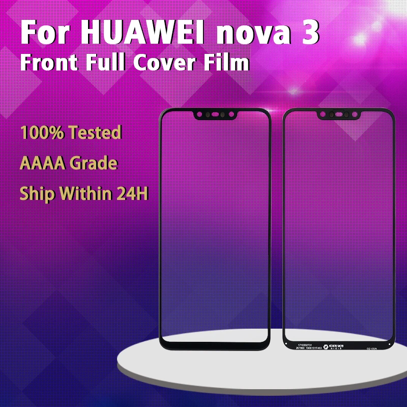 Front Panel For Huawei nova 2 nova 3 nova 3i Touch Screen PanelGlass touch screen Outer Glass Lens Replacement Repair Parts
Front Panel For Huawei nova 2 nova 3 nova 3i Touch Screen PanelGlass touch screen Outer Glass Lens Replacement Repair Parts