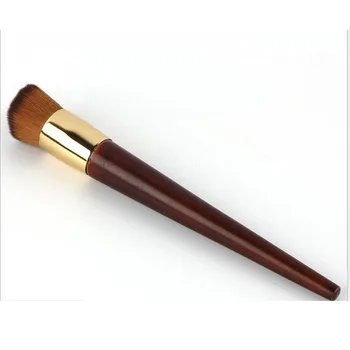 KESMALL Single imitation mahogany imitation mahogany handle oblique head portable foundation makeup brush S002
KESMALL Single imitation mahogany imitation mahogany handle oblique head portable foundation makeup brush S002