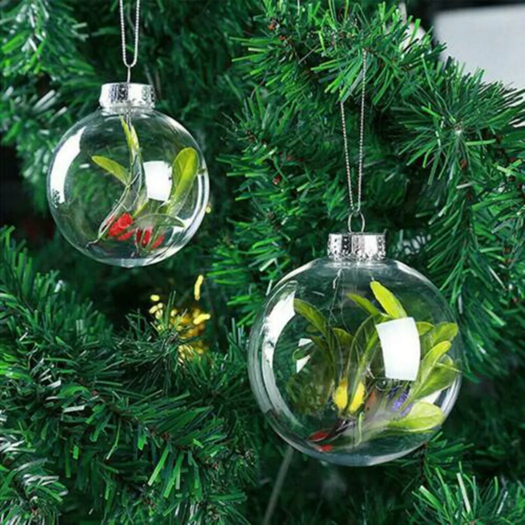 Christmas Ornaments Balls Christmas Ball Clear Fillable Christmas Baubles for Festive Decoration 8/10cm 5/10pcs
Christmas Ornaments Balls Christmas Ball Clear Fillable Christmas Baubles for Festive Decoration 8/10cm 5/10pcs