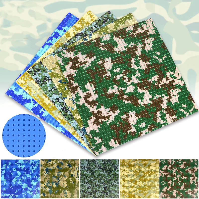 32*32 Dots Blocks Camouflage Base Plates Compatible LegoINGlys Basketball Football Bricks Baseplates City Cobblestone Board Toys
32*32 Dots Blocks Camouflage Base Plates Compatible LegoINGlys Basketball Football Bricks Baseplates City Cobblestone Board Toys