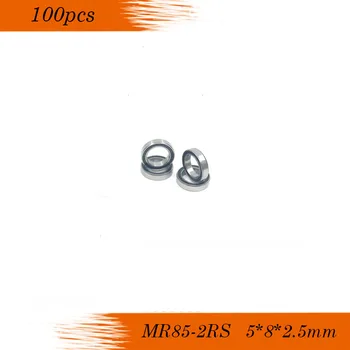 100pcs/lot free shipping MR85-2RS 5*8*2.5 mm High quality double rubber sealing cover miniature deep groove ball bearing 
100pcs/lot free shipping MR85-2RS 5*8*2.5 mm High quality double rubber sealing cover miniature deep groove ball bearing