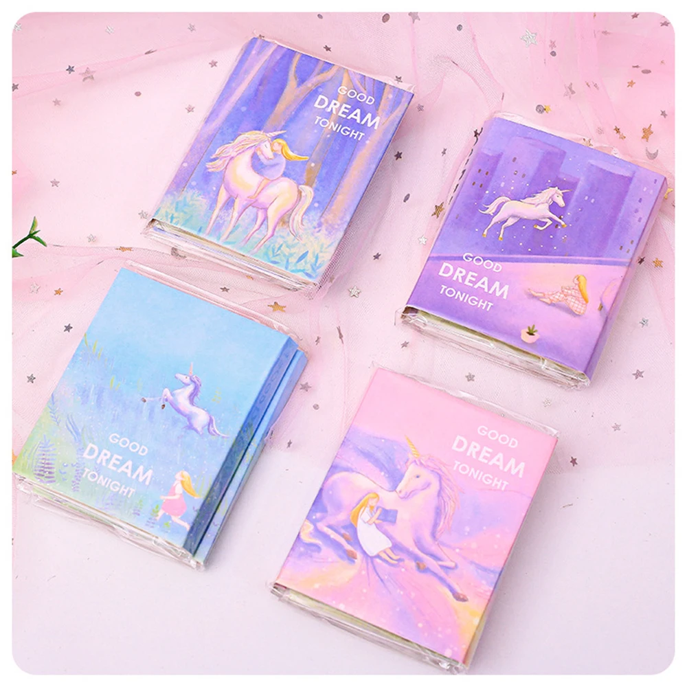 Kawaii Unicorn 4 Folding Memo Pad Self Adhesive Label Marker Decorative Sticky Notes for Girl Office School Supply Stationery
Kawaii Unicorn 4 Folding Memo Pad Self Adhesive Label Marker Decorative Sticky Notes for Girl Office School Supply Stationery