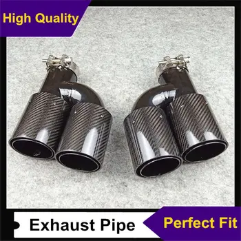 Pair New H Style Car Double Exhaust Tail Pipes For B M W Glossy Black Stainless Steel Exhaust Tips Car Muffler
Pair New H Style Car Double Exhaust Tail Pipes For B M W Glossy Black Stainless Steel Exhaust Tips Car Muffler