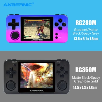 ANBERNIC Portable Game Console RG280M RG350M Retro Mini 2500 Games HDMI Video PS1 Pocket Handheld Game Player Gift for Children
ANBERNIC Portable Game Console RG280M RG350M Retro Mini 2500 Games HDMI Video PS1 Pocket Handheld Game Player Gift for Children