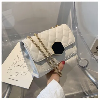 Summer small bag women 2020 new embroidered Lingge chain bag Korean small square Bag Fashion Single Shoulder Messenger Bag
Summer small bag women 2020 new embroidered Lingge chain bag Korean small square Bag Fashion Single Shoulder Messenger Bag