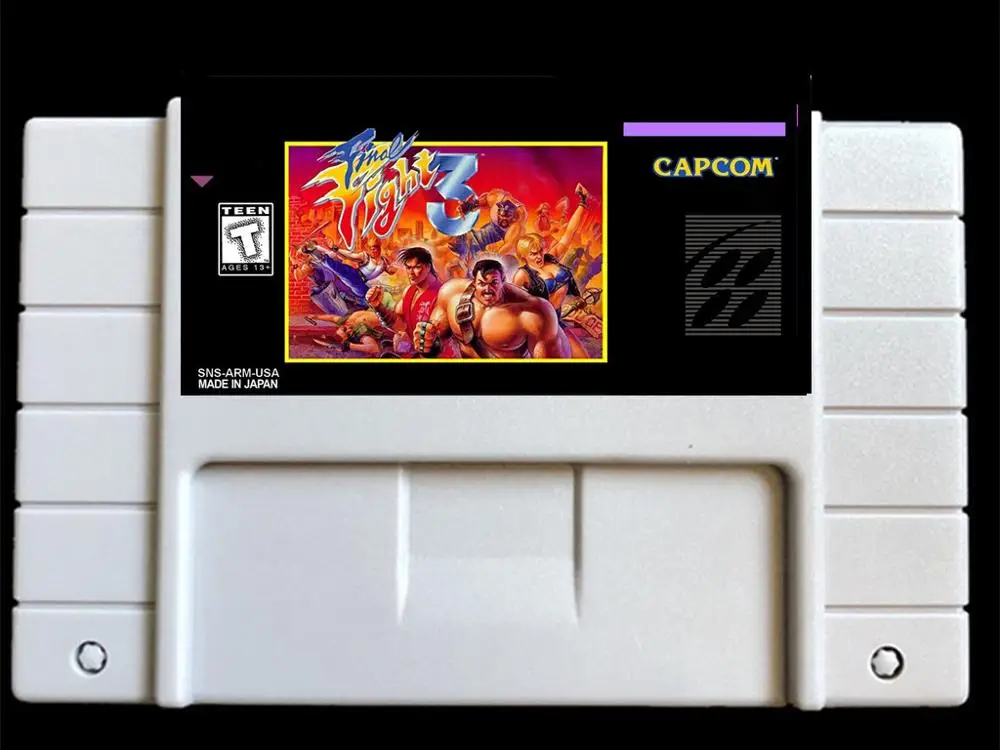 Final Fight 3 USA- NTSC version 46 pins Video games card NTSC version for Retro Video games Console !
Final Fight 3 USA- NTSC version 46 pins Video games card NTSC version for Retro Video games Console !