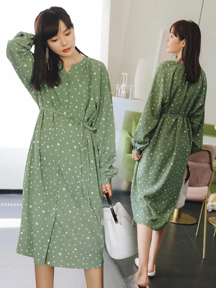 2019 New Autumn Retro Dot Maternity Breastfeeding Dresses Pregnancy clothes Women Pregnant Nursing Lactation Dress Drop Shipping
2019 New Autumn Retro Dot Maternity Breastfeeding Dresses Pregnancy clothes Women Pregnant Nursing Lactation Dress Drop Shipping