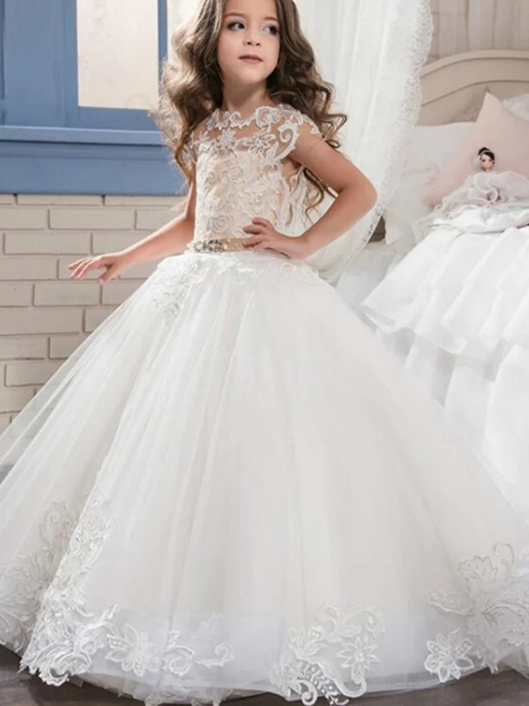 Flower Girl Dresses Vestidos daminha Kids Evening Pageant Gowns Beads First Communion Dresses For Girls
Flower Girl Dresses Vestidos daminha Kids Evening Pageant Gowns Beads First Communion Dresses For Girls