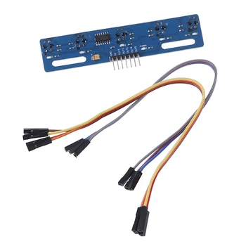 High Quality TCRT5000 KIT 5 Way/road IR Photoelectric Switch Barrier Line Track Module
High Quality TCRT5000 KIT 5 Way/road IR Photoelectric Switch Barrier Line Track Module