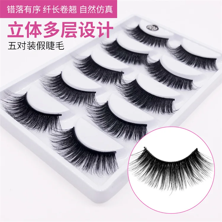 5 Pairs 3D Mink Fiber False Eyelashes Stereo Multilayer Eyelash Soft and Comfortable Densely Eyelash Hot Sales Wholesale Lashes
5 Pairs 3D Mink Fiber False Eyelashes Stereo Multilayer Eyelash Soft and Comfortable Densely Eyelash Hot Sales Wholesale Lashes