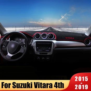 Car Dashboard Avoid light Pad Instrument Platform Desk Cover Mats Carpets For Suzuki Vitara 4th 2015 2016 2017 2018 2019 
Car Dashboard Avoid light Pad Instrument Platform Desk Cover Mats Carpets For Suzuki Vitara 4th 2015 2016 2017 2018 2019