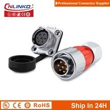 Cnlinko DH20 Aviation M20 7pin IP67 Waterproof Circular Cable Power Signal Connector Plug & Socket for Visual Security Equipment
Cnlinko DH20 Aviation M20 7pin IP67 Waterproof Circular Cable Power Signal Connector Plug & Socket for Visual Security Equipment