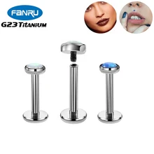 G23 Titanium Piercing Labret Stud Earrings Hoop Opal Punk Lip Helix Internally Threaded Tragus Cartilage Body Perforated Jewelry
G23 Titanium Piercing Labret Stud Earrings Hoop Opal Punk Lip Helix Internally Threaded Tragus Cartilage Body Perforated Jewelry