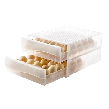 Double-layer Egg Storage Box 60 Grid Transparent Egg Container Refrigerator Egg Box Kitchen Refrigerator Crisper Egg Storage Box
Double-layer Egg Storage Box 60 Grid Transparent Egg Container Refrigerator Egg Box Kitchen Refrigerator Crisper Egg Storage Box