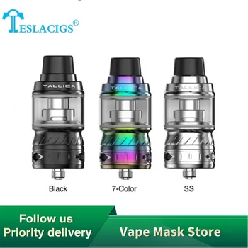100% Original Tesla Tallica Subohm Tank 6ml Capacity with TS series coil heads & Plug-n-pull changeable coil vs Drop Dead RDA
100% Original Tesla Tallica Subohm Tank 6ml Capacity with TS series coil heads & Plug-n-pull changeable coil vs Drop Dead RDA