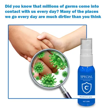 Sterilization Disinfectant Spray 30ml Alcohol-Free Bacteriostatic Portable Mini Disinfectant Cleaner Hand Kills Spray Clean#0410
Sterilization Disinfectant Spray 30ml Alcohol-Free Bacteriostatic Portable Mini Disinfectant Cleaner Hand Kills Spray Clean#0410