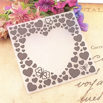 12.6x12.6cm heart Embossing folders Plastic bump Scrapbooking DIY Template Fondant indentation Cake Photo Album Card Make
12.6x12.6cm heart Embossing folders Plastic bump Scrapbooking DIY Template Fondant indentation Cake Photo Album Card Make