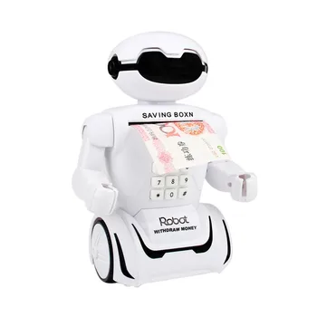 Piggy Bank tirelire копилка сейф Creative Robot Electric Toy Music Table Lamp Interactive Robot Savings Tank
Piggy Bank tirelire копилка сейф Creative Robot Electric Toy Music Table Lamp Interactive Robot Savings Tank