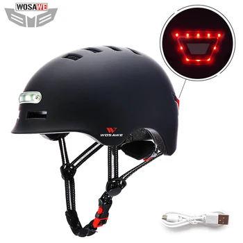WOSAWE Motorcycle Helmet Lighting Headlight Warning Taillight Night Cycling Flash USB Charging Motorbike Scooter Safety Helmet
WOSAWE Motorcycle Helmet Lighting Headlight Warning Taillight Night Cycling Flash USB Charging Motorbike Scooter Safety Helmet
