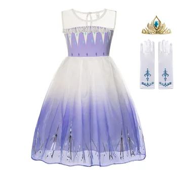 MUABABY New Elsa 2 White Princess Costume Clothes Girls Sleeveless Lace Pageant Frocks Children Snow Queen Halloween Party Dress
MUABABY New Elsa 2 White Princess Costume Clothes Girls Sleeveless Lace Pageant Frocks Children Snow Queen Halloween Party Dress