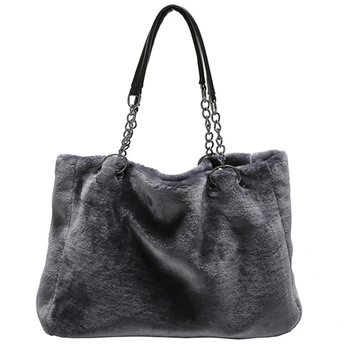 New Vintage Winter Women Plush Handbags Bag Fashion Causal Women Totes Big Capacity Top Handle Shoulder Fur Soft Lady bag
New Vintage Winter Women Plush Handbags Bag Fashion Causal Women Totes Big Capacity Top Handle Shoulder Fur Soft Lady bag