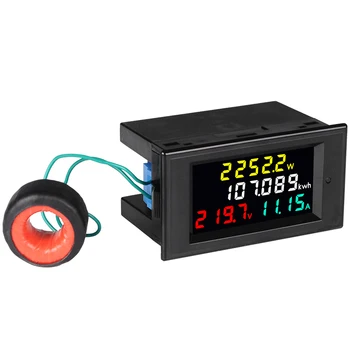 D69-2049 Multifunction Digital Meter Voltage Power Energy Meter DROK AC 80-300V 100A Voltage Current Voltmeter Multimeter
D69-2049 Multifunction Digital Meter Voltage Power Energy Meter DROK AC 80-300V 100A Voltage Current Voltmeter Multimeter