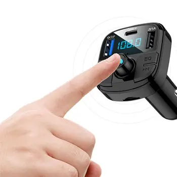 Car Bluetooth BT29 QC 3.0 Wireless FM Transmitter MP3 Radio Adapter USB Charger Car Kit Automotive Electronics Adapter
Car Bluetooth BT29 QC 3.0 Wireless FM Transmitter MP3 Radio Adapter USB Charger Car Kit Automotive Electronics Adapter