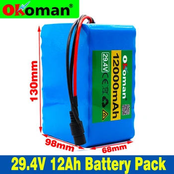 7S5P 29.4V 12Ah lithium-ion battery pack 12000mAh bicycle scooter scooter lightweight bicycle wheelchair battery pack with BMS 
7S5P 29.4V 12Ah lithium-ion battery pack 12000mAh bicycle scooter scooter lightweight bicycle wheelchair battery pack with BMS