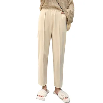 Women Woolen High Waist Straight Pants Loose Thick Velvet Wide Leg Pants Plus Size 5XL 2020 Autumn Winter Camoflage D422
Women Woolen High Waist Straight Pants Loose Thick Velvet Wide Leg Pants Plus Size 5XL 2020 Autumn Winter Camoflage D422