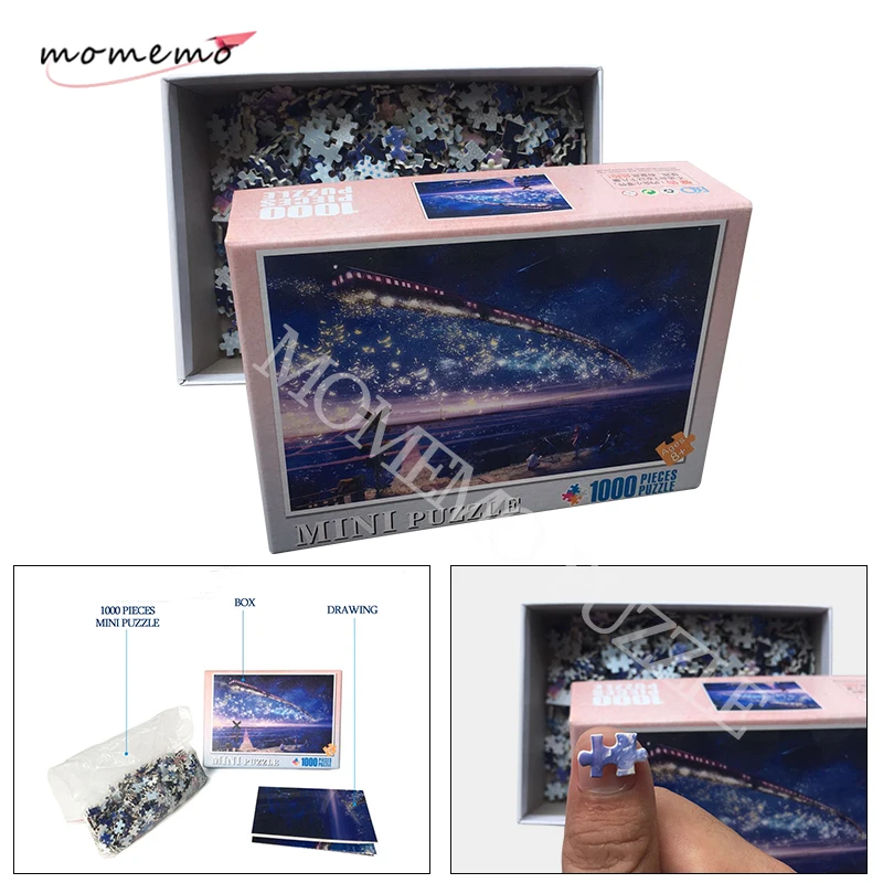 MOMEMO Trains In The Star Sky Puzzle 1000 Pieces Fantasy Landscape Wooden Jigsaw Puzzles Toys for Adults Kids Educational Toys
MOMEMO Trains In The Star Sky Puzzle 1000 Pieces Fantasy Landscape Wooden Jigsaw Puzzles Toys for Adults Kids Educational Toys