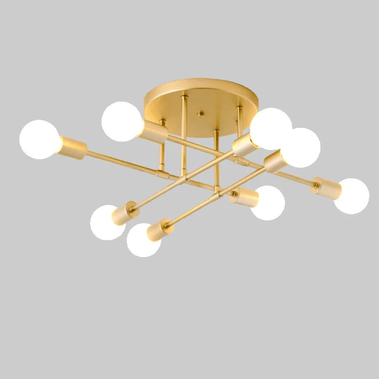Multiple Rod Wrought Iron Ceiling Light Retro Industrial Loft Nordic Dome Lamp for Home Decor Dinning Cafe Bar
Multiple Rod Wrought Iron Ceiling Light Retro Industrial Loft Nordic Dome Lamp for Home Decor Dinning Cafe Bar