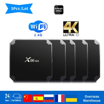 5pcs/LOT X96 mini Android 9.0 Smat TV Box Amlogic S905W Quad Core 2GB 16GB 2.4G WiFi Media Player 4K Netflix Set Top Box X96MINI
5pcs/LOT X96 mini Android 9.0 Smat TV Box Amlogic S905W Quad Core 2GB 16GB 2.4G WiFi Media Player 4K Netflix Set Top Box X96MINI