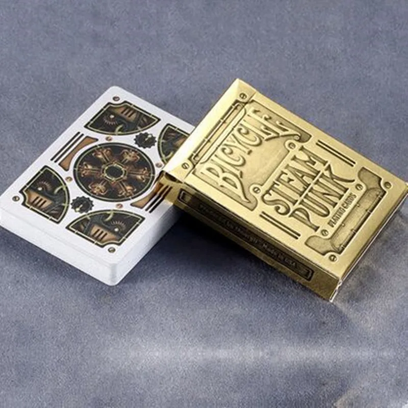 1Pcs-New-Sealed-Bicycle-Decks-BRONZE-GOLD-STEAMPUNK-Poker-PLAYING-CARDS-DECK-BY-THEORY-11-Magic (4)