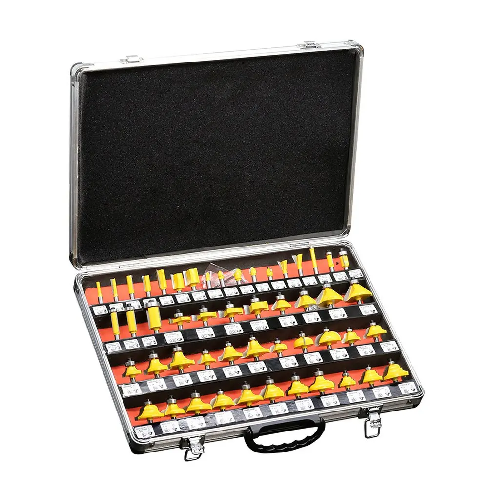 35-Pieces Milling Cutter Set Trimming Machine Woodworking Milling Cutter Head Set Milling Cutter Set
35-Pieces Milling Cutter Set Trimming Machine Woodworking Milling Cutter Head Set Milling Cutter Set