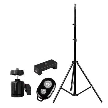 Floor Tripod, Portable Sports Camera Mobile Live Photography 2.1M Telescopic Studio Tripod
Floor Tripod, Portable Sports Camera Mobile Live Photography 2.1M Telescopic Studio Tripod