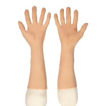 Realistic Prosthesis Hands Sleeve Artificial hand simulation men's Silicone artificial limb artificial skin artificial gloves
Realistic Prosthesis Hands Sleeve Artificial hand simulation men's Silicone artificial limb artificial skin artificial gloves