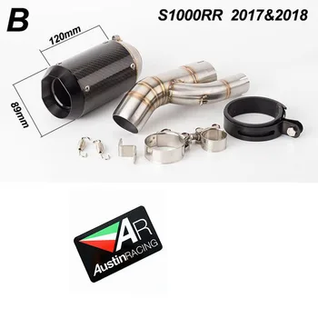 Motorcycle austin racing exhaust pipe muffler and middle link pipe mid connection escape slip on for s1000rr 2017 2018 years
Motorcycle austin racing exhaust pipe muffler and middle link pipe mid connection escape slip on for s1000rr 2017 2018 years