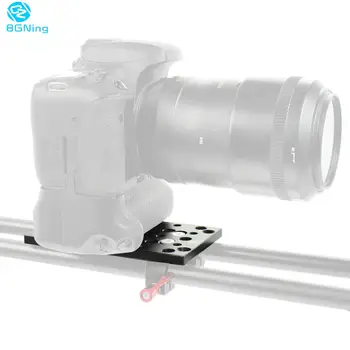 BGNing Switching Plate Camera Mount Board SLR 1/4 3/8 Cheese Plate for Railblocks Dovetails and Short Rods for Canon 5D2 5D3 5D4