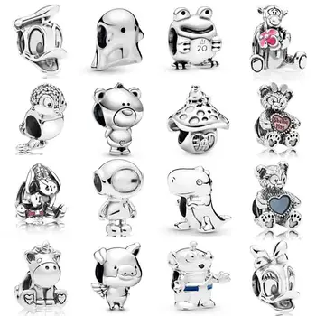 Real Daisy Donald Duck Bear Cosmo Tommy frog Bruno The Unicorn Beads 925 Sterling Silver Charm Fit Bracelet Diy Jewelry
Real Daisy Donald Duck Bear Cosmo Tommy frog Bruno The Unicorn Beads 925 Sterling Silver Charm Fit Bracelet Diy Jewelry