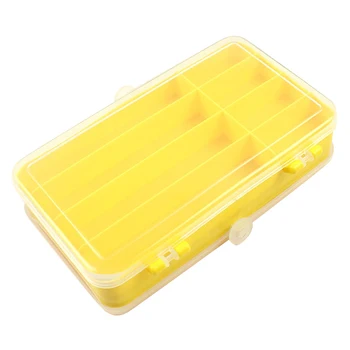 Portable Outdoor Fishing Tackle Box Waterproof Double-Sided Fishing Bait Lure Accessories Storage Box Yellow+White
Portable Outdoor Fishing Tackle Box Waterproof Double-Sided Fishing Bait Lure Accessories Storage Box Yellow+White