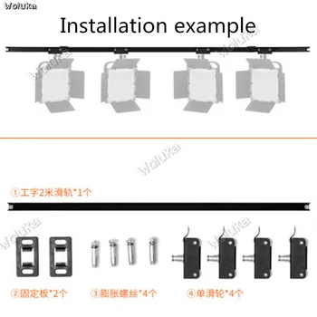 2m track ceiling rail monorail fixed rail luminaire studio studio boom photography light telescopic CD50 T03
2m track ceiling rail monorail fixed rail luminaire studio studio boom photography light telescopic CD50 T03