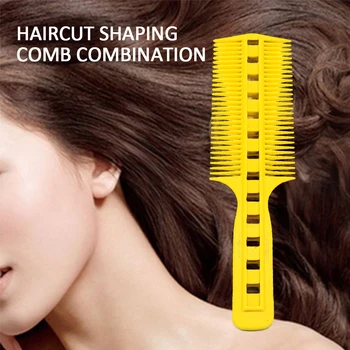 7 Teeth Yellow/Black Haircut Tool Set Seven Comb Teeth Professional Hair Styling Comb Home Creative DIY ABS drop shipping
7 Teeth Yellow/Black Haircut Tool Set Seven Comb Teeth Professional Hair Styling Comb Home Creative DIY ABS drop shipping