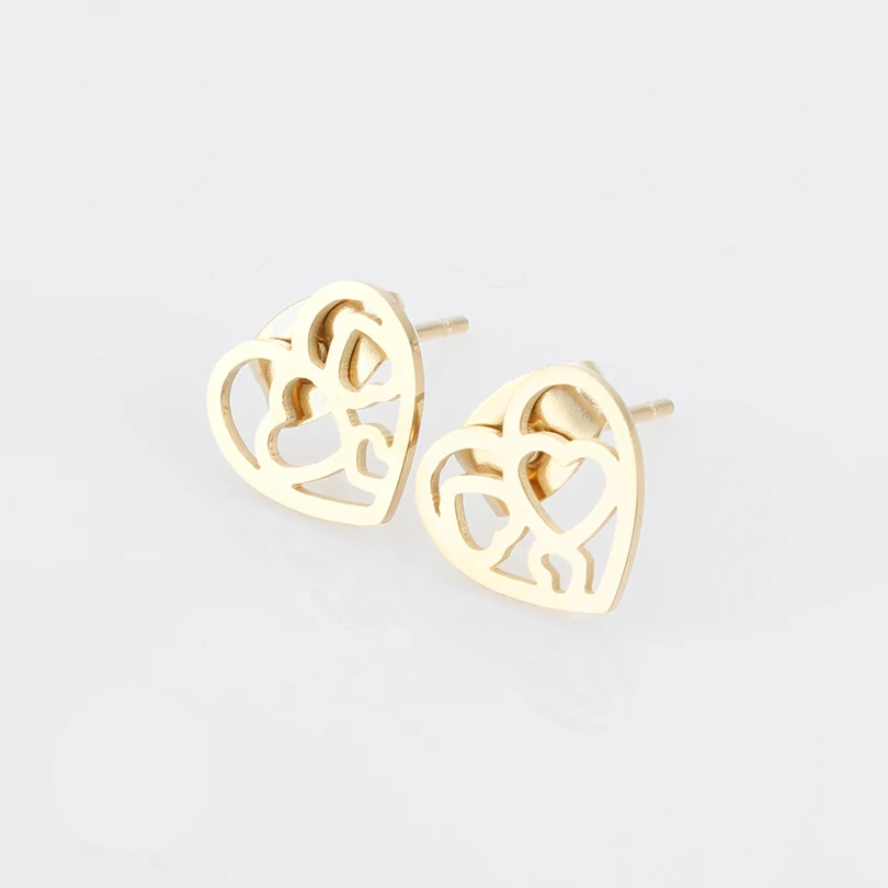 Laramoi Earrings For Women Simple Heart-shaped Stud Earring Korean Fashion Earrings Stainless Steel Earings Fashion Jewelry
Laramoi Earrings For Women Simple Heart-shaped Stud Earring Korean Fashion Earrings Stainless Steel Earings Fashion Jewelry