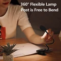 Baseus LED Clip Table Lamp Stepless Dimmable Wireless Desk Lamp Touch USB Rechargeable Reading Light LED Night Light Laptop Lamp